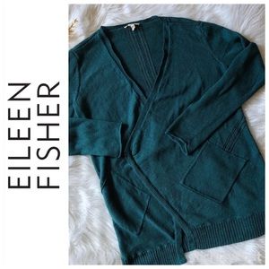 Eileen Fisher open cardigan-EUC!🌻